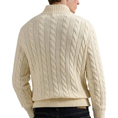 [Buy 1, Get 1 Free] R. Lauren Cable-Knit Sweater & Half-Zip sweater.