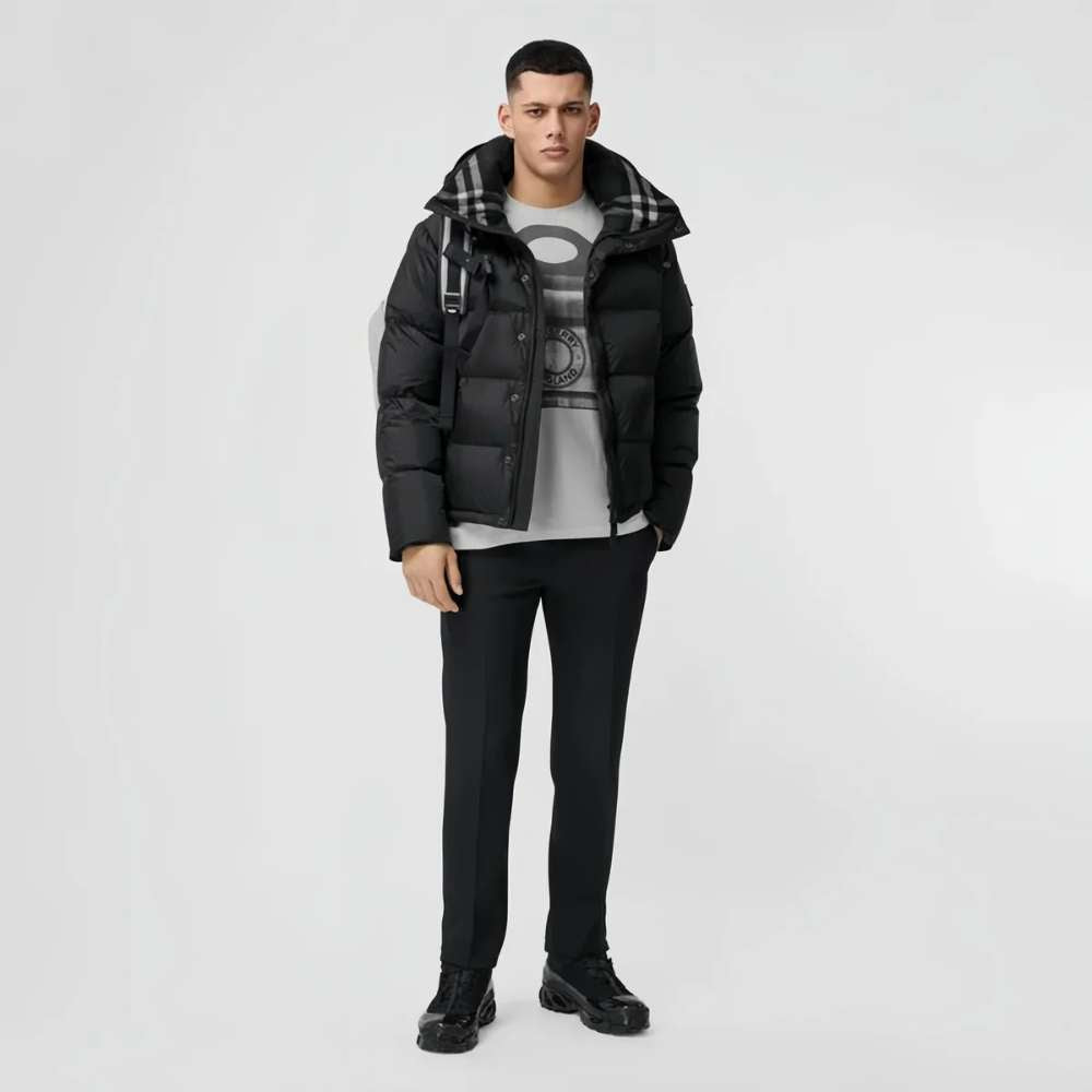 "Berry" Puffer Jacket – Black Edition