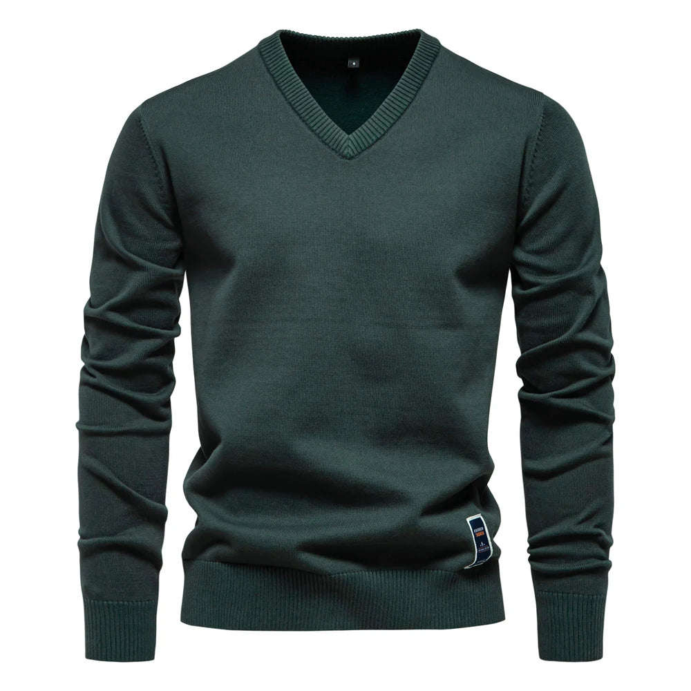 V-Neck Pullover Sweaters