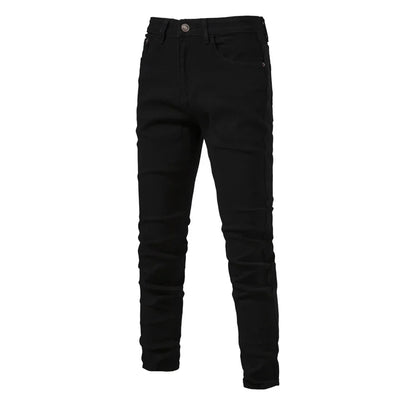 Denim Jeans Pants Men Slim Fit
