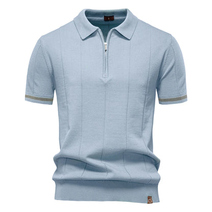 Sport Zipper Polo Shirt