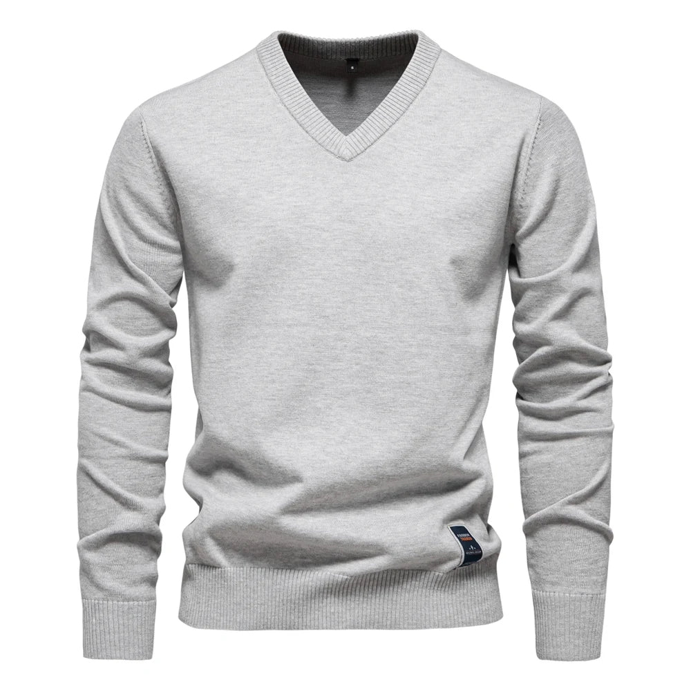V-Neck Pullover Sweaters