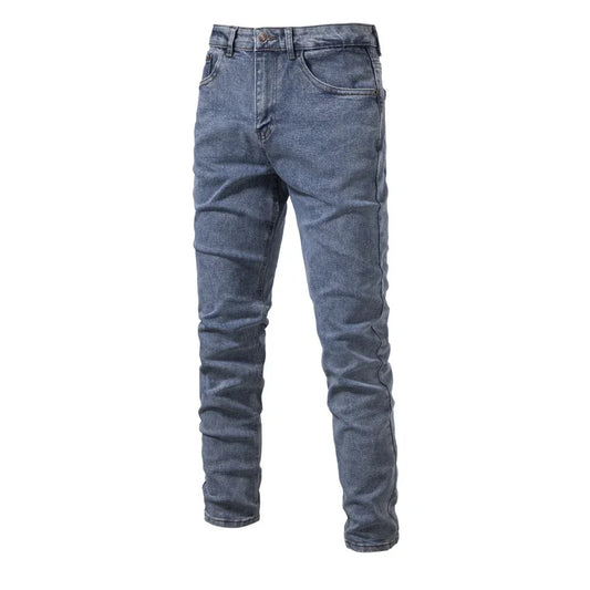 Denim Jeans Pants Men Slim Fit