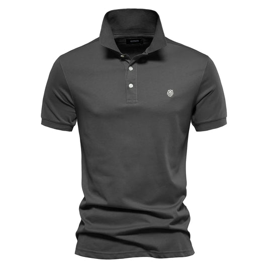 Cotton Embroidery Men's Polo Shirts
