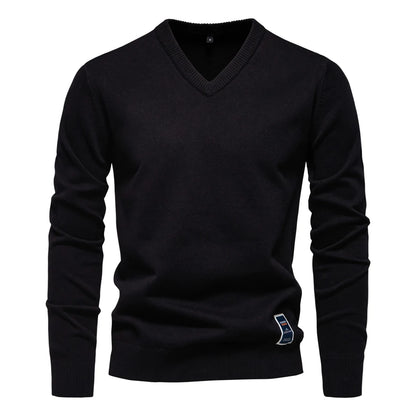 V-Neck Pullover Sweaters