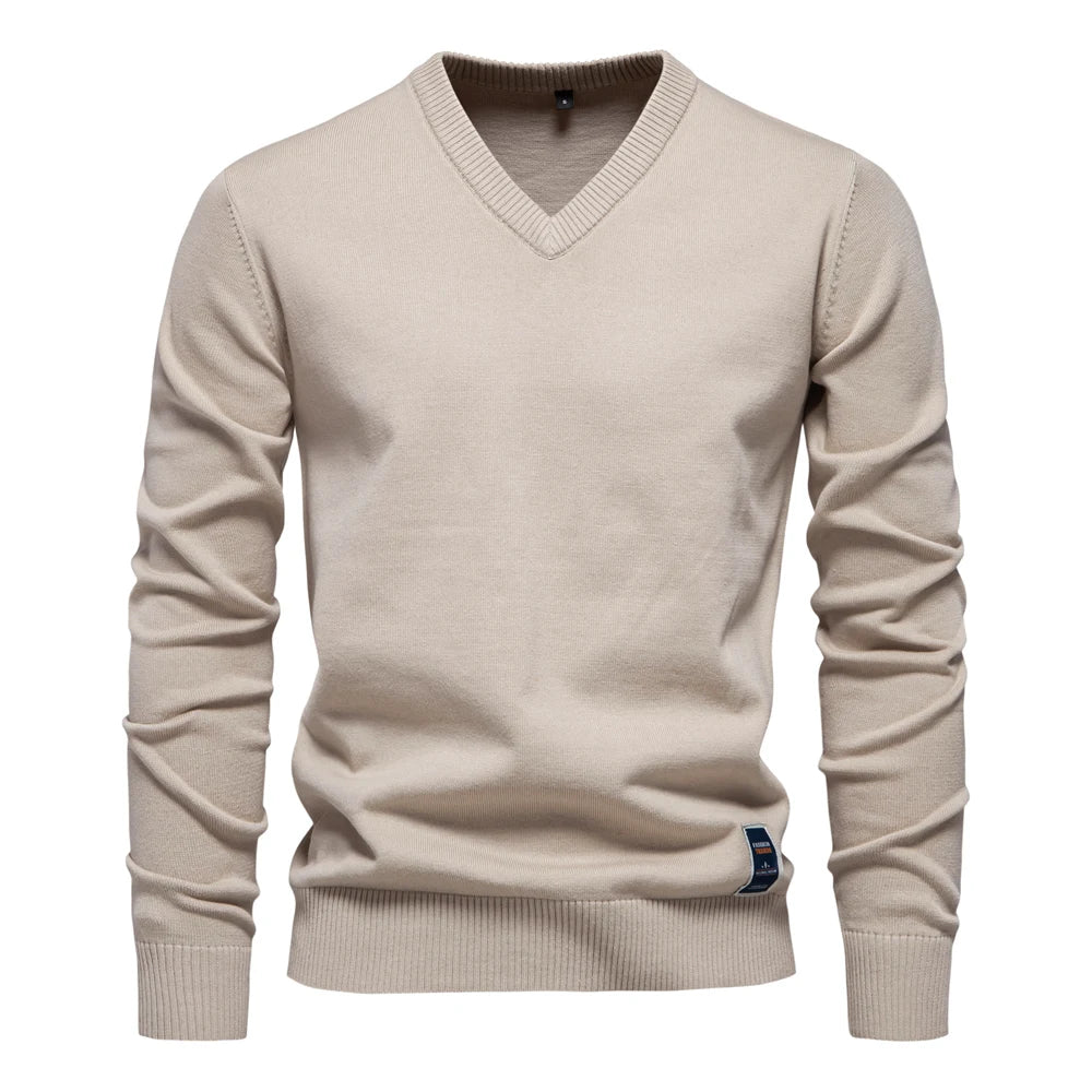 V-Neck Pullover Sweaters
