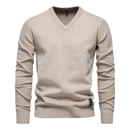 V-Neck Pullover Sweaters