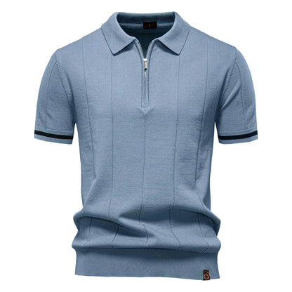Sport Zipper Polo Shirt