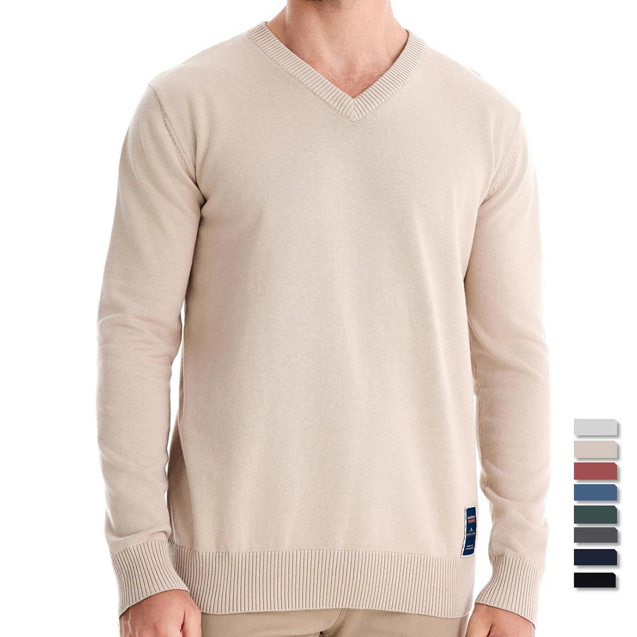 V-Neck Pullover Sweaters