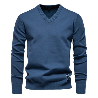V-Neck Pullover Sweaters