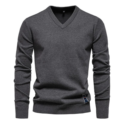 V-Neck Pullover Sweaters