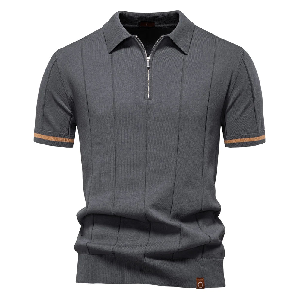 Knit Cotton Polo Shirt