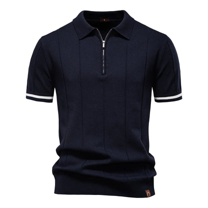 Sport Zipper Polo Shirt