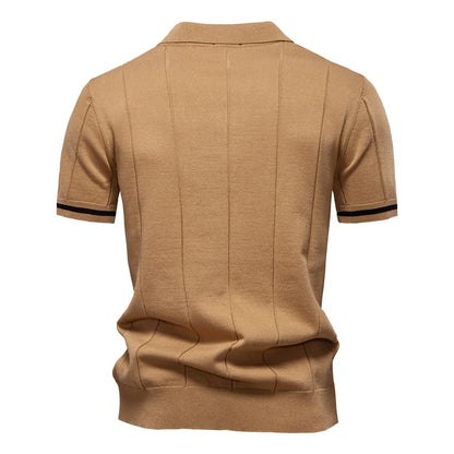 Knit Cotton Polo Shirt