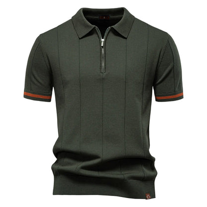 Sport Zipper Polo Shirt