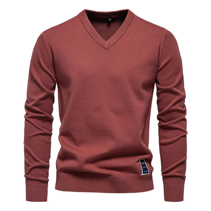 V-Neck Pullover Sweaters