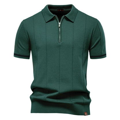 Sport Zipper Polo Shirt
