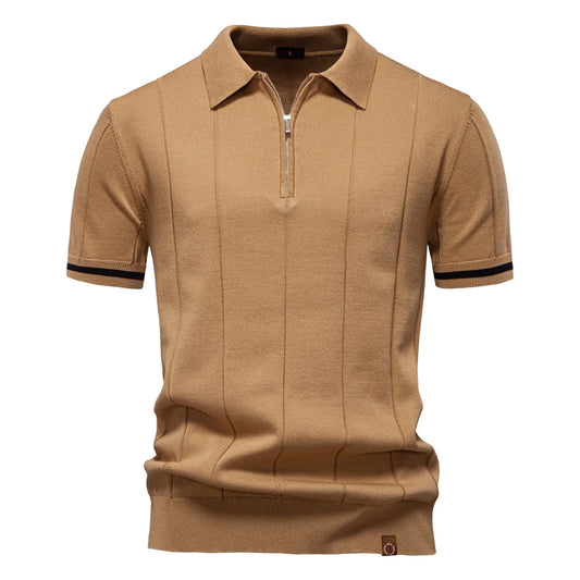 Knit Cotton Polo Shirt