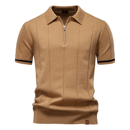 Sport Zipper Polo Shirt